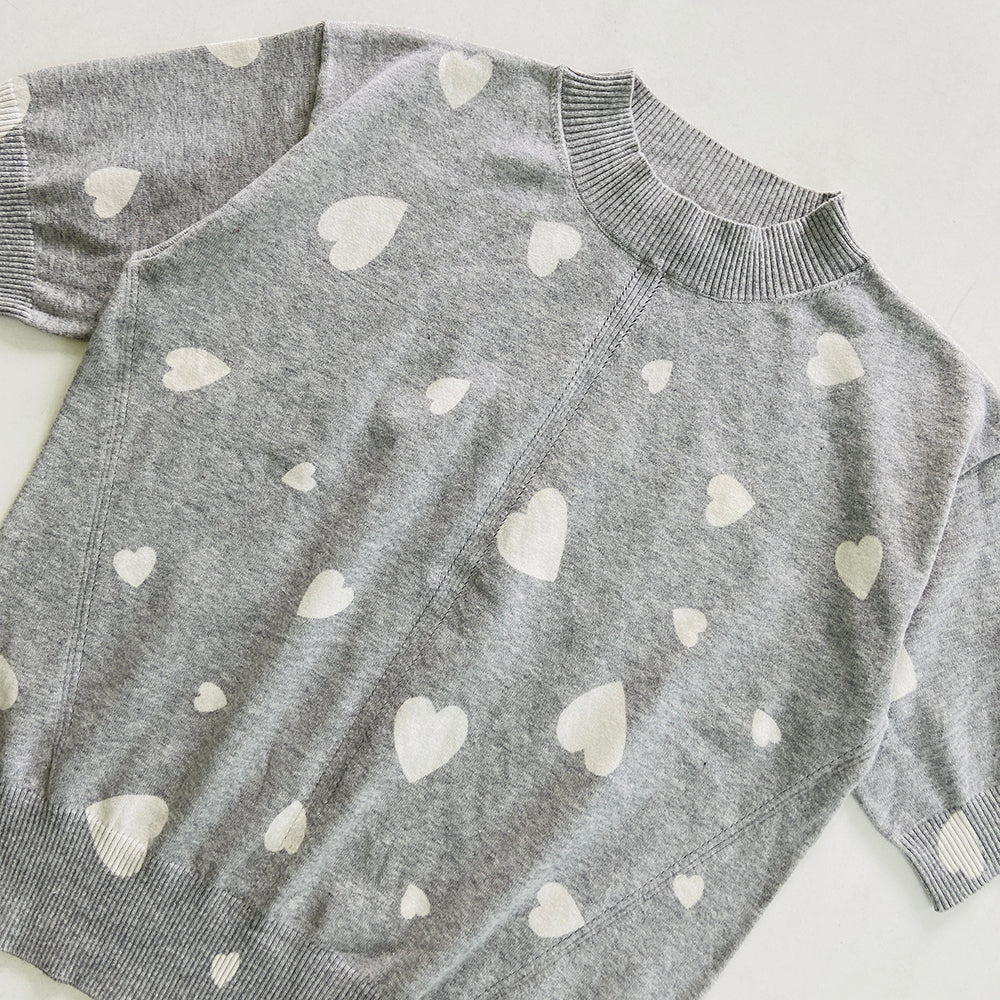 Ladies Short Sleeved Cotton Blend Knit Jumper Sweater - Image 20