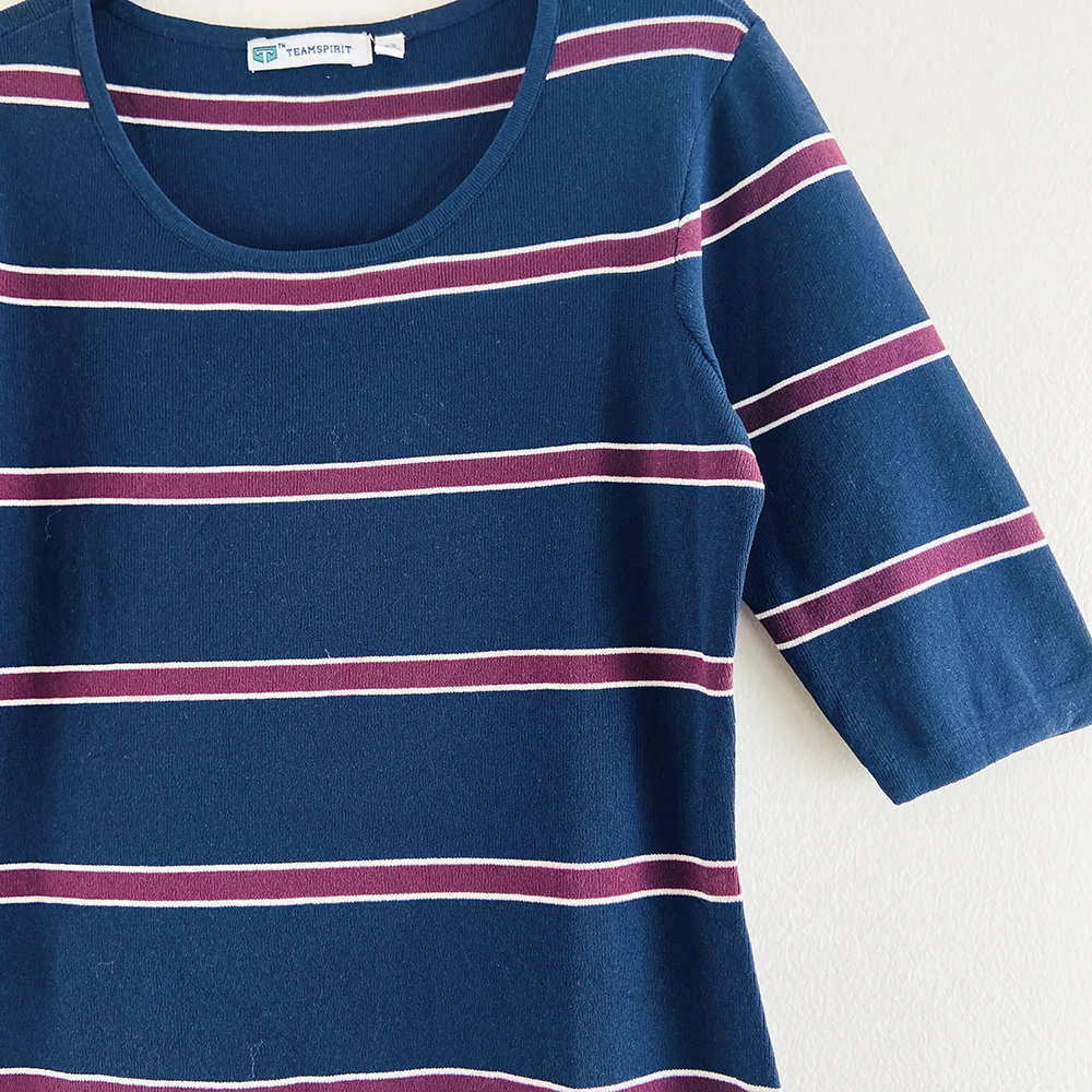 Ladies Short Sleeved Knit Long Jumper Sweater - Image 5