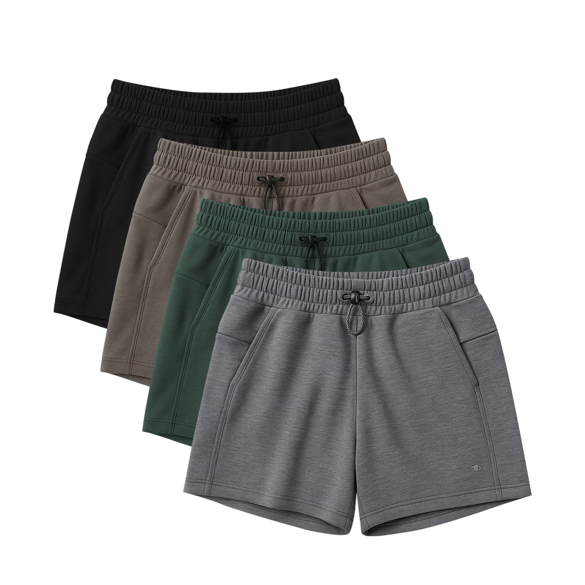 Ladies Side Pocket Fitness Running Sports Shorts - Image 10