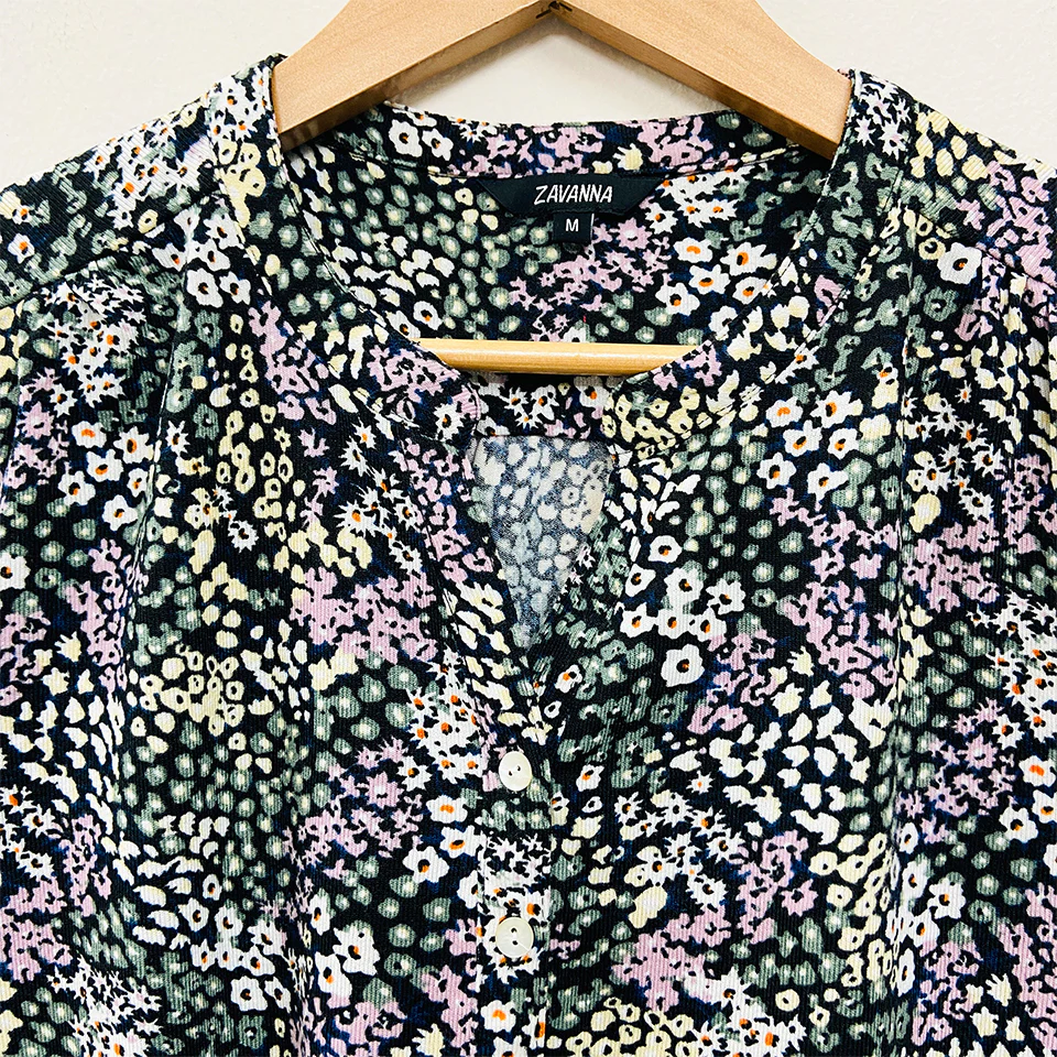 Ladies ¾ Sleeve Soft Floral Casual Top - Image 14