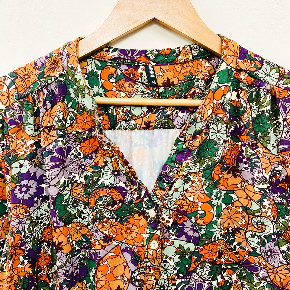 Ladies ¾ Sleeve Soft Floral Casual Top - Image 15