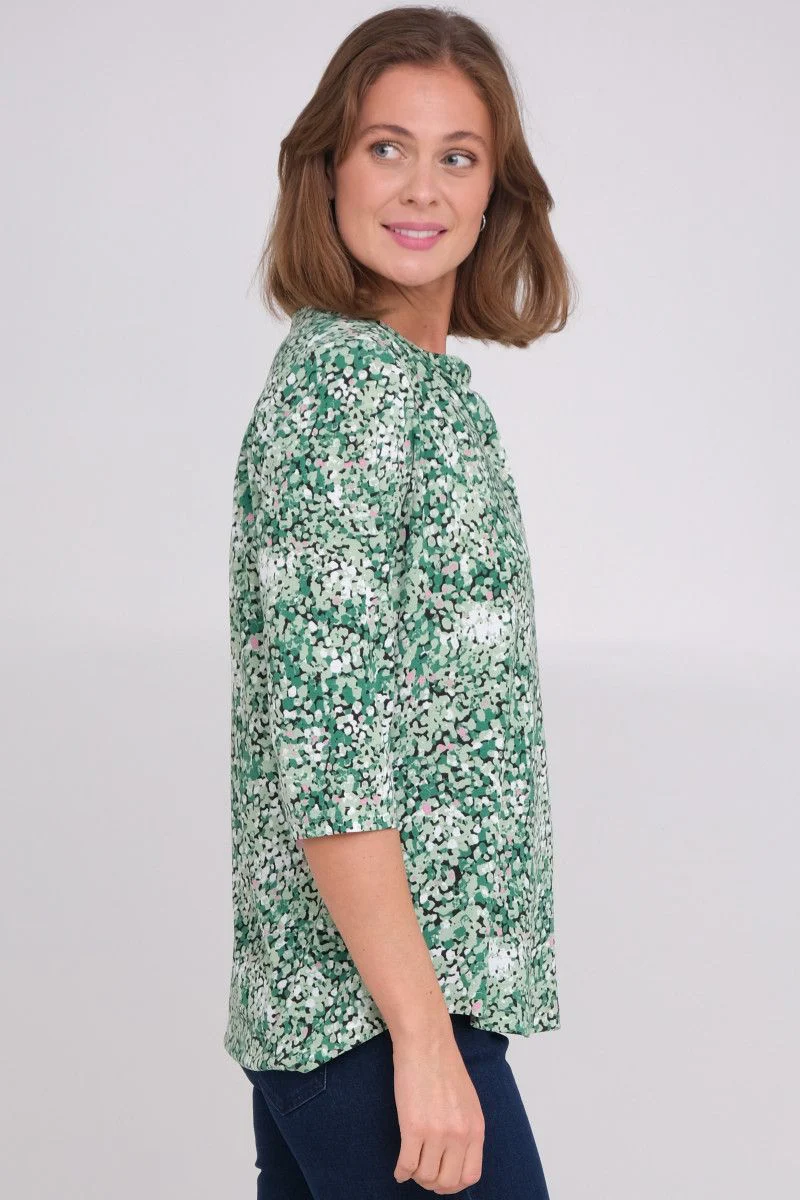 Ladies ¾ Sleeve Soft Floral Casual Top - Image 20