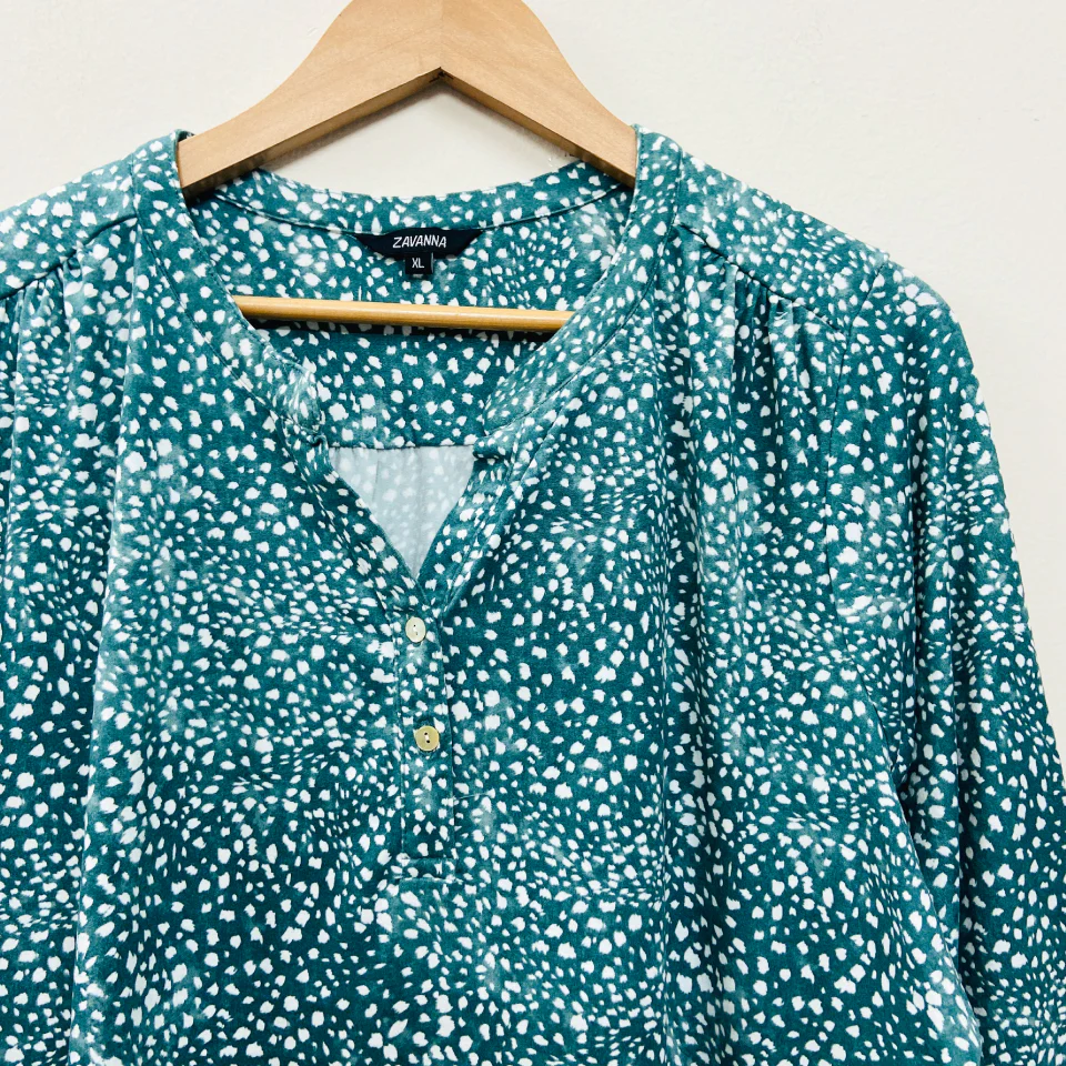 Ladies ¾ Sleeve Soft Floral Casual Top - Image 25