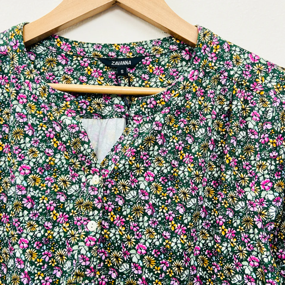 Ladies ¾ Sleeve Soft Floral Casual Top - Image 29