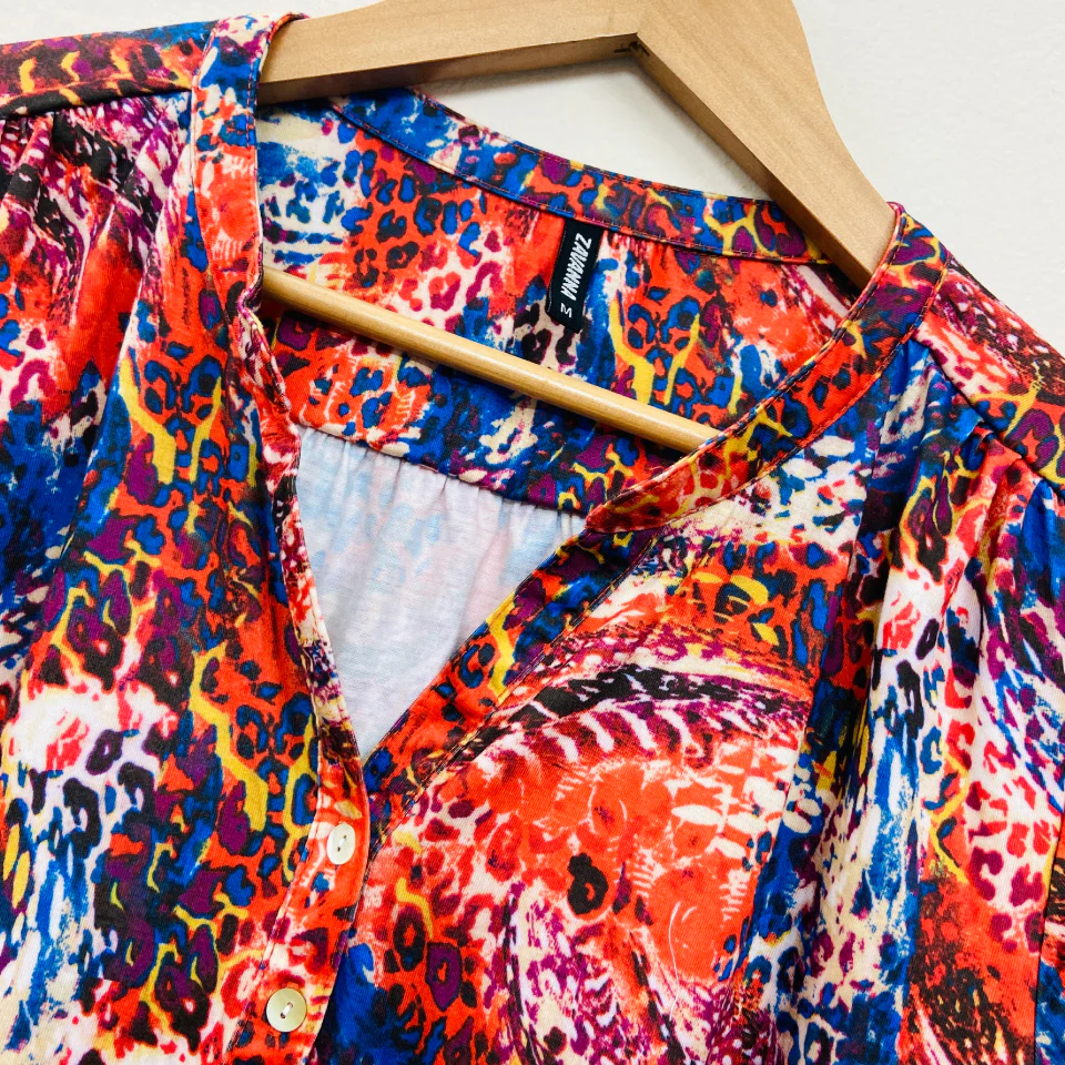 Ladies ¾ Sleeve Soft Floral Casual Top - Image 31