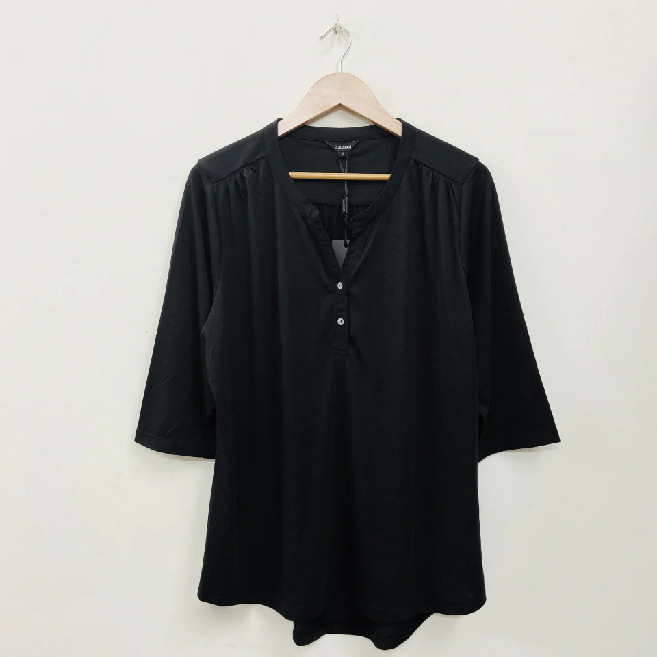 Ladies ¾ Sleeve Soft Floral Casual Top - Image 45