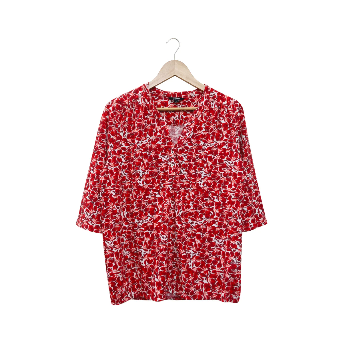 Ladies ¾ Sleeve Soft Floral Casual Top with Knitted Bottom - Image 29