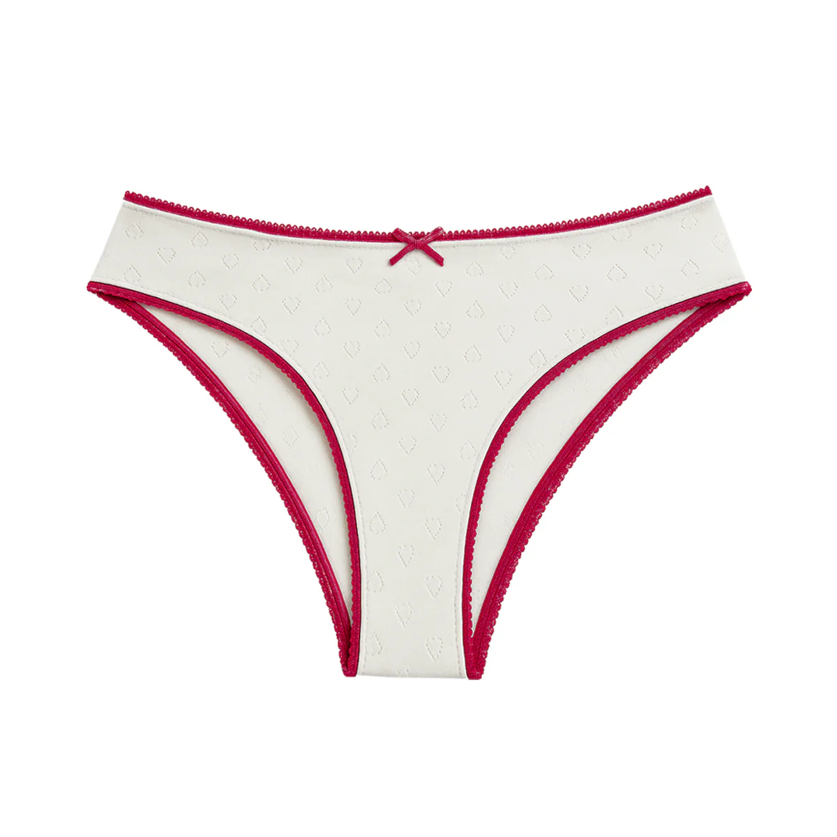 Ladies Trim Pointelle Brazilian Brief Panty - Image 15