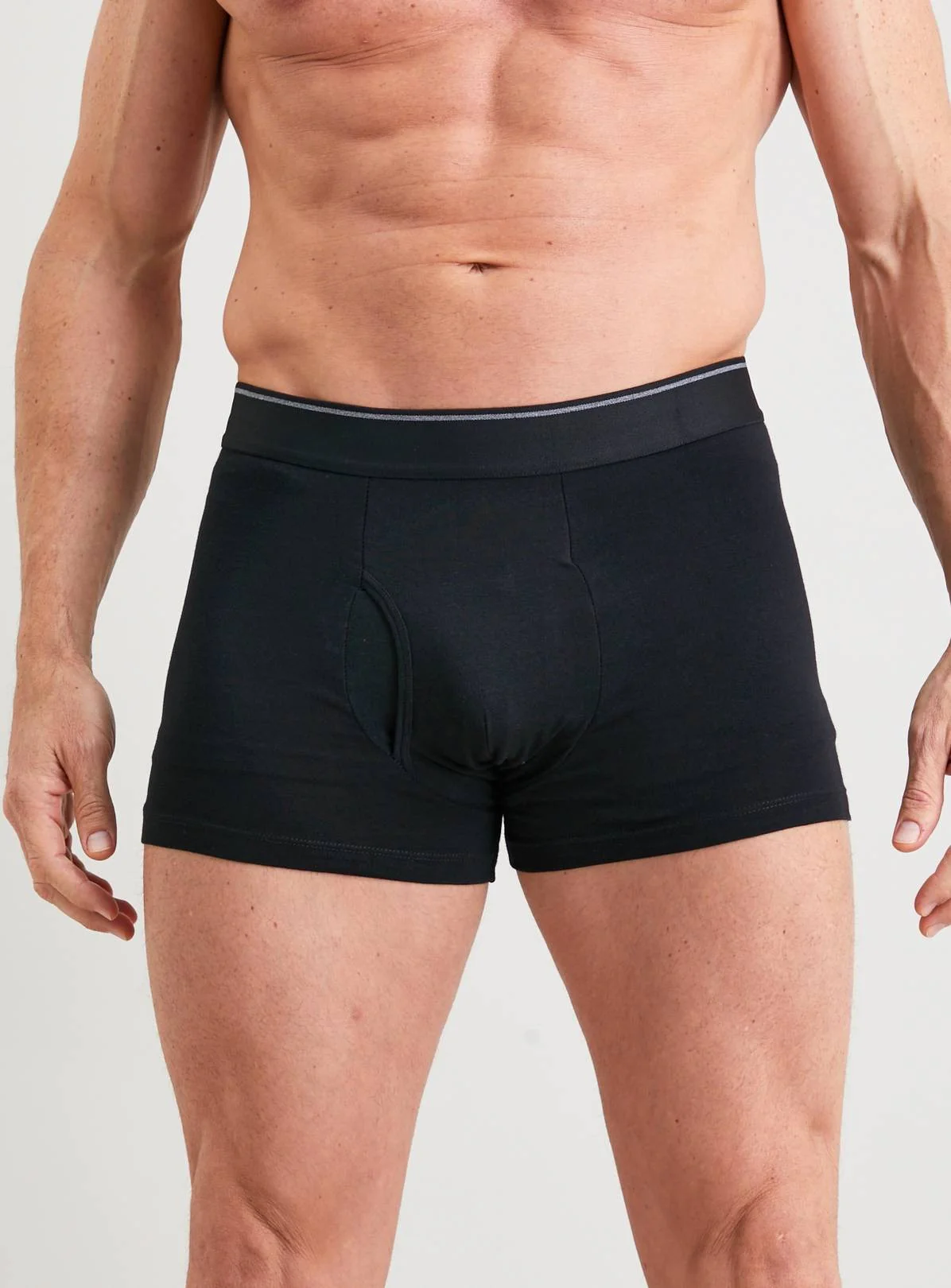 Mens Pack of 3 Black Stretch Cotton Boxer - Image 6