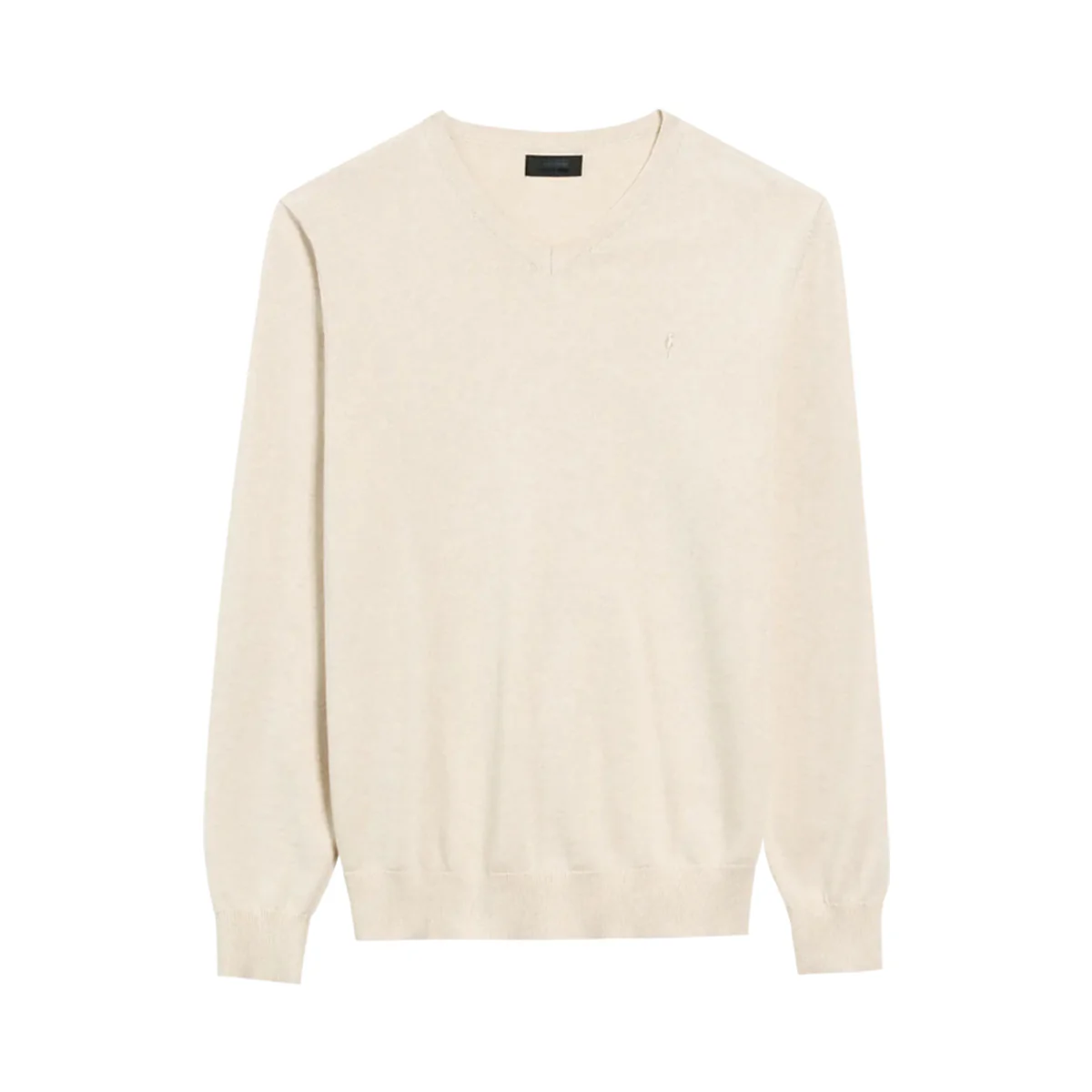 Mens Premium Cotton V-Neck Long Sleeve Knit Sweater - Image 12