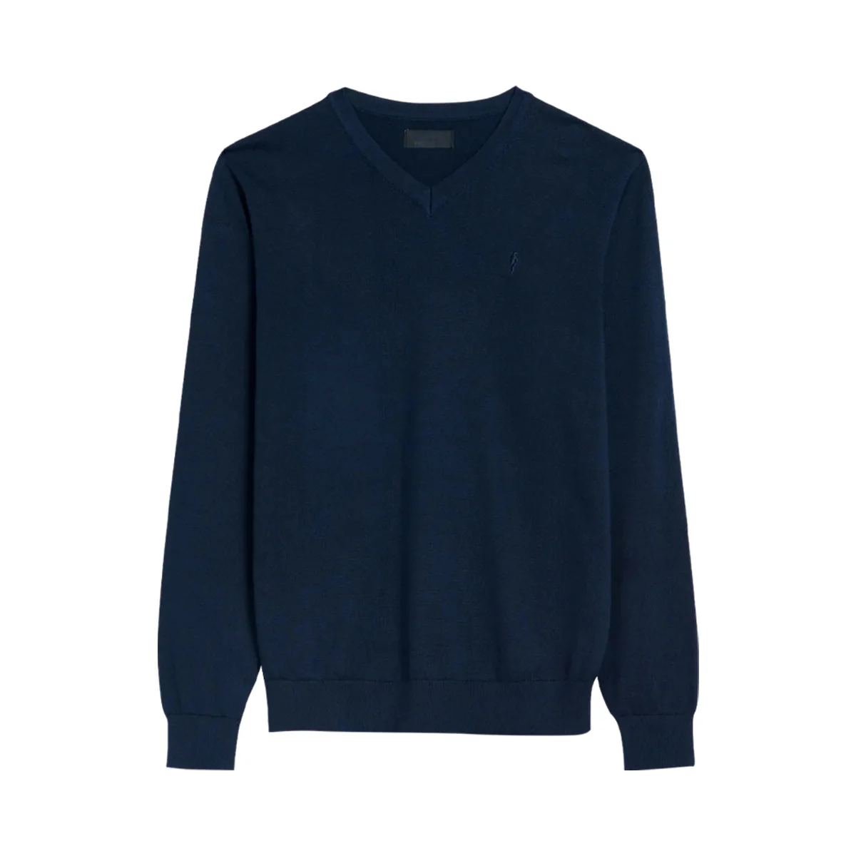 Mens Premium Cotton V-Neck Long Sleeve Knit Sweater - Image 15