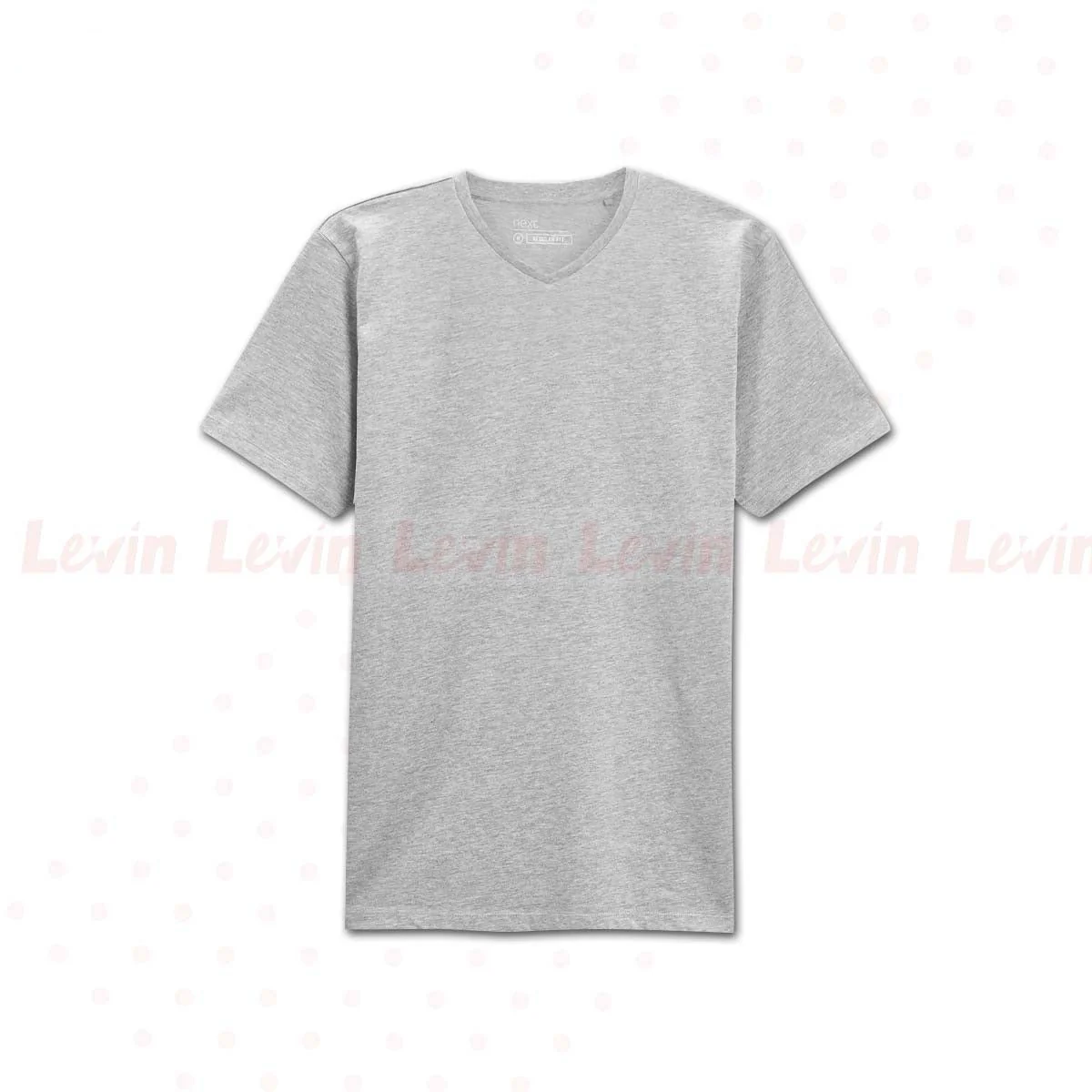 Men V Neck Cotton T Shirt Half Sleeve Basic T-shirt - Image 6