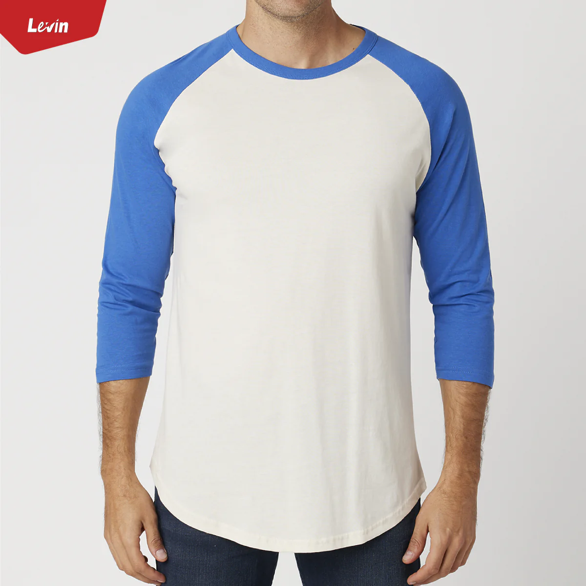 Men's 3/4 Raglan Sleeve Casual T-Shirt - Image 6