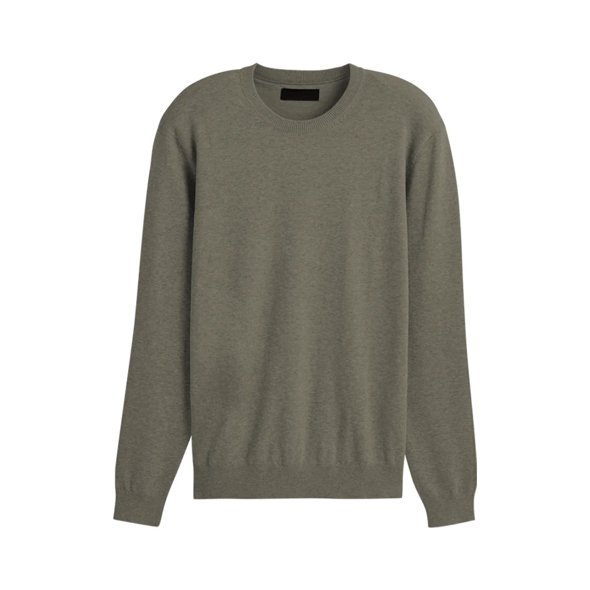 Mens Basic Knit Crew Neck Long Sleeve Pullover Sweater - Image 20