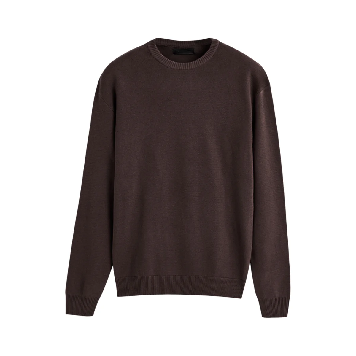 Mens Basic Knit Crew Neck Long Sleeve Pullover Sweater - Image 21