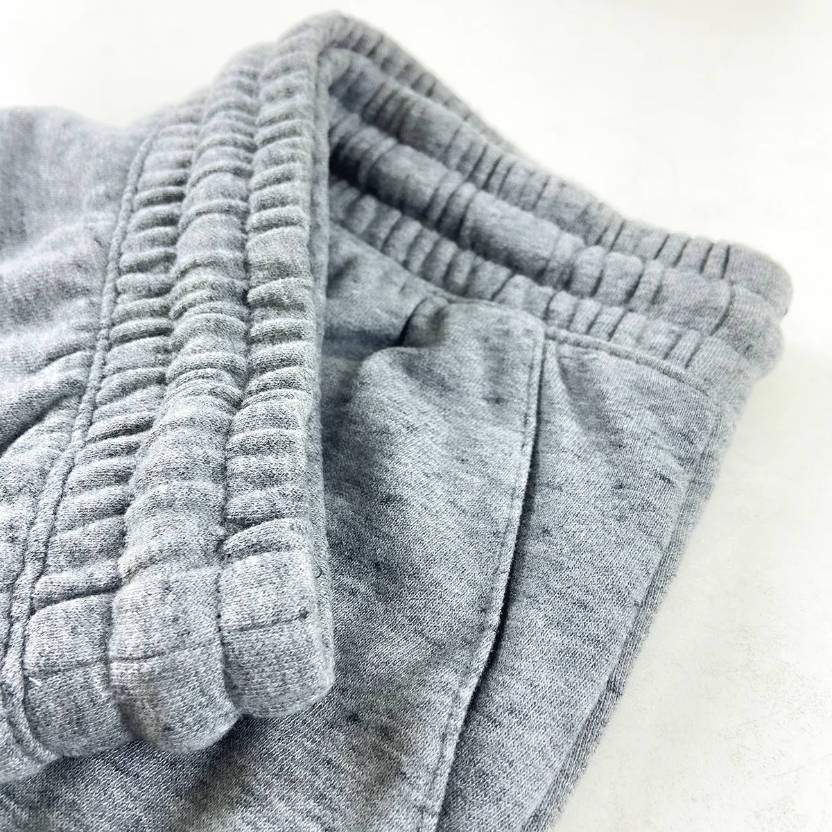 Mens Cotton Knit Fleece Lounge Shorts - Image 5