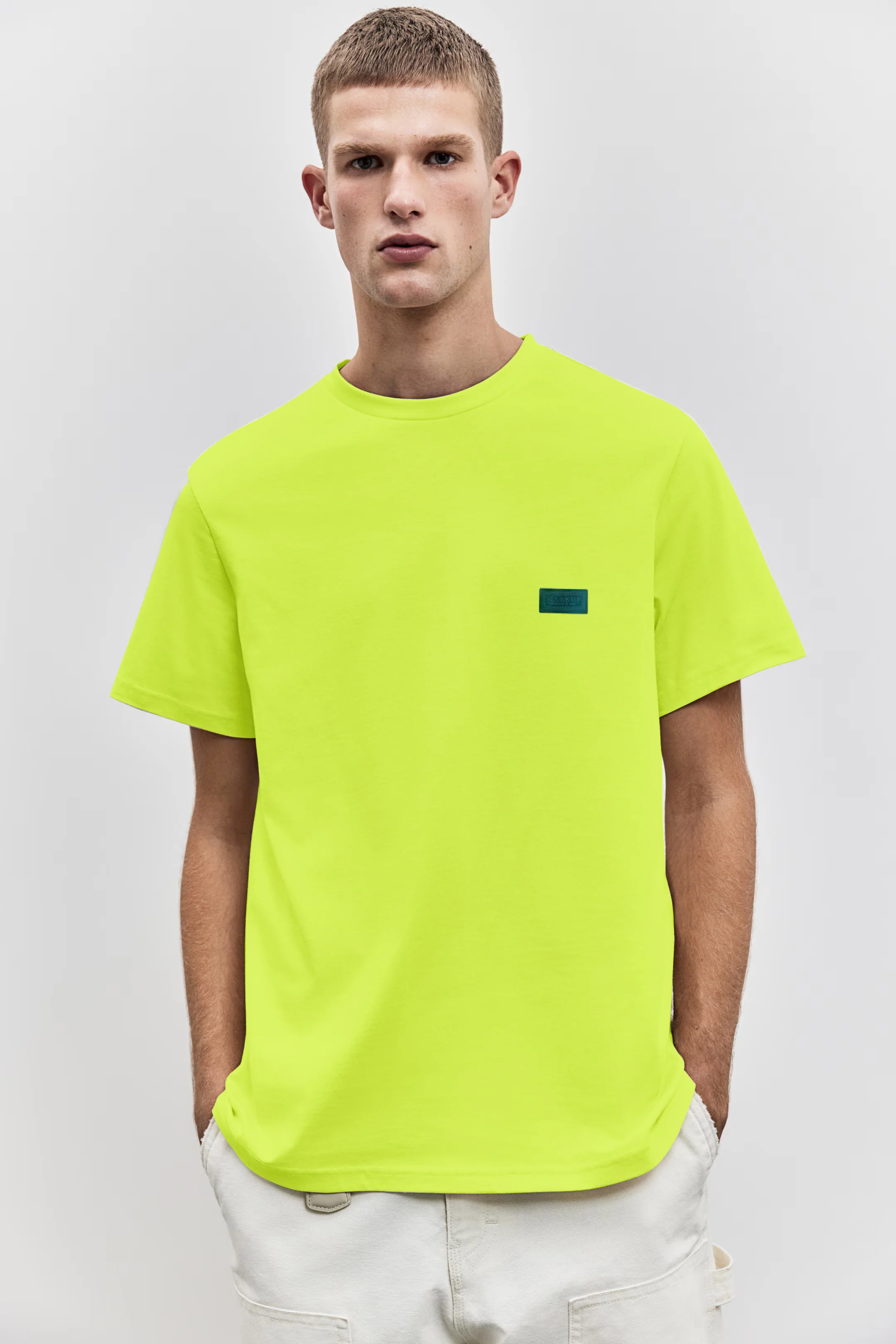 Mens Crew Neck Basic Cotton T-Shirt - Image 3