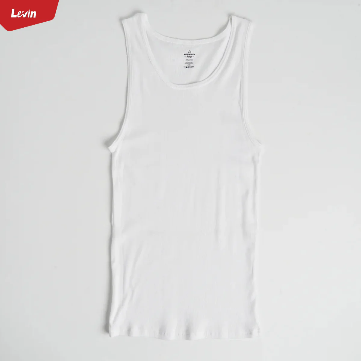 Men's Fitted Ribbed Scoop neck Cotton Tank Top - Image 12