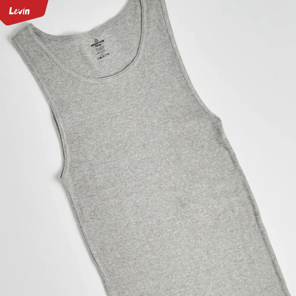 Men's Fitted Ribbed Scoop neck Cotton Tank Top - Image 13
