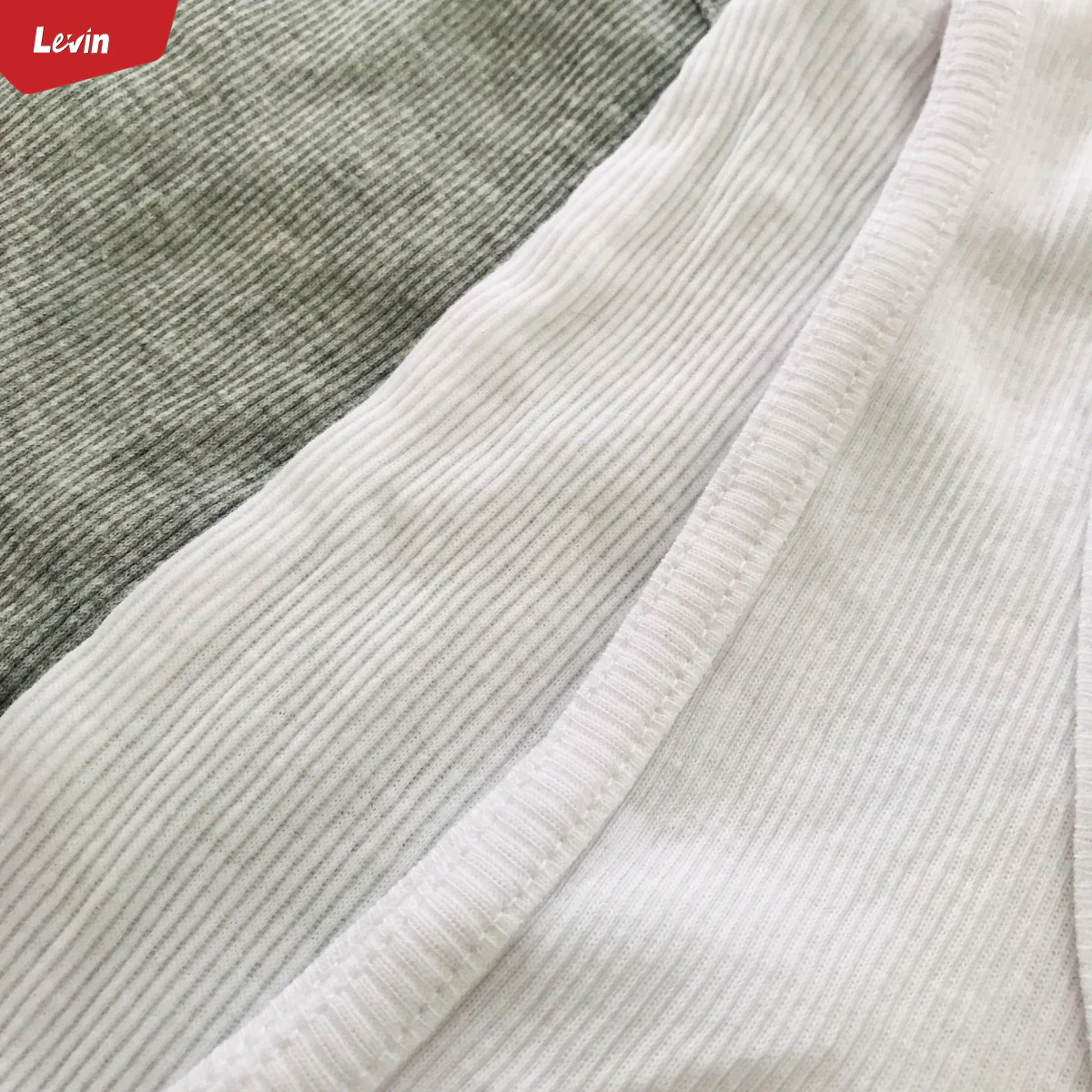 Men's Fitted Ribbed Scoop neck Cotton Tank Top - Image 6