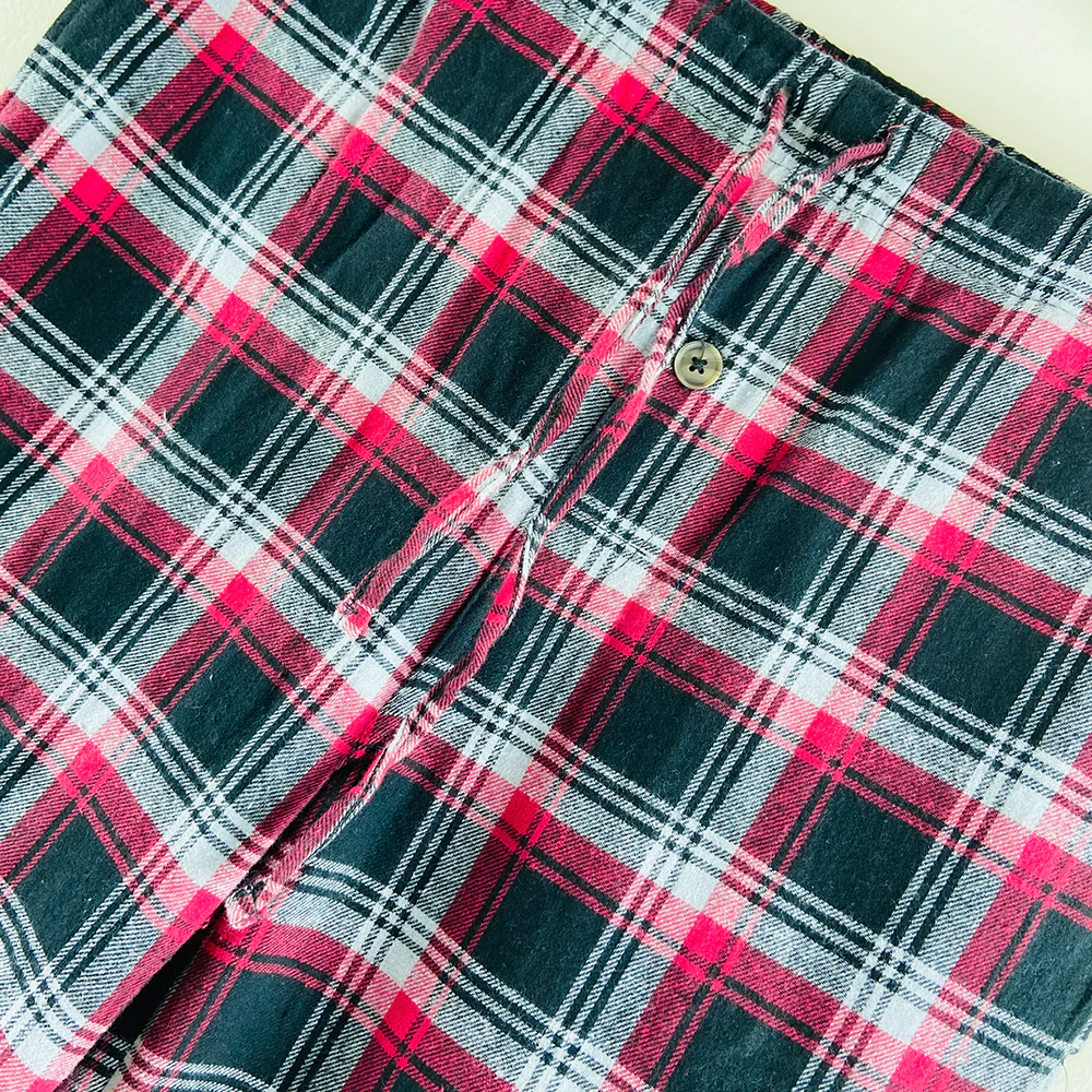Mens Flannel Side Pocket Cotton Lounge Pajama Trouser - Image 9