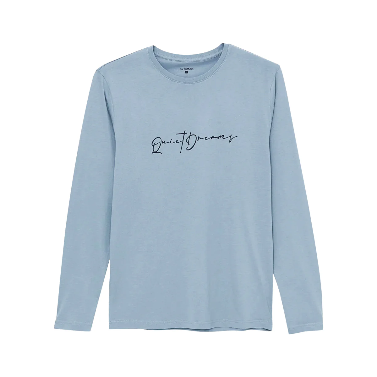 Mens Full Sleeve Crew Neck Jersey Cotton T-Shirt