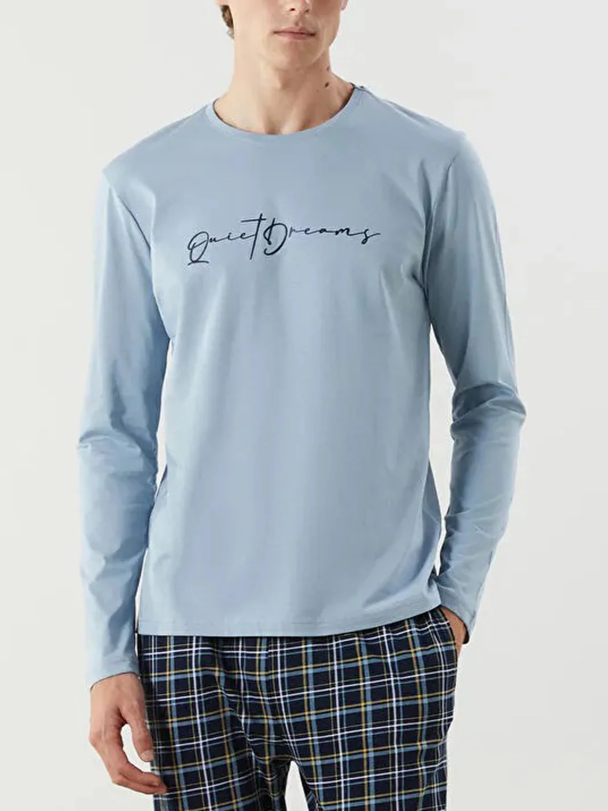 Mens Full Sleeve Crew Neck Jersey Cotton T-Shirt - Image 7