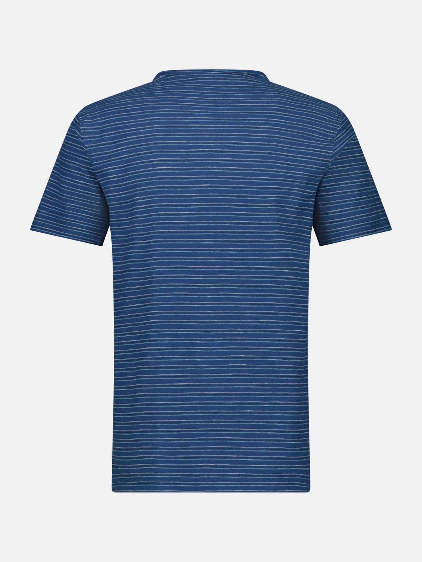 Men's Half Sleeve Striped Serafino T-shirt - Image 18
