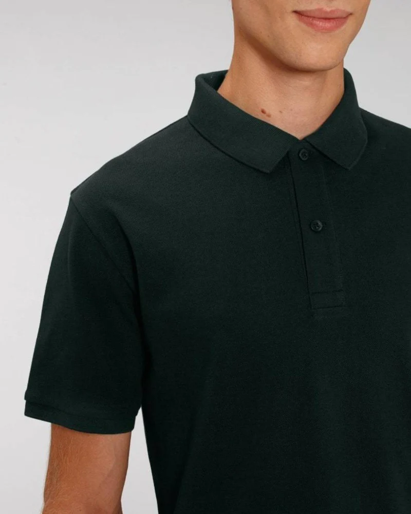 Men's Half Sleeve Solid Organic Cotton Polo T-Shirt - Image 11