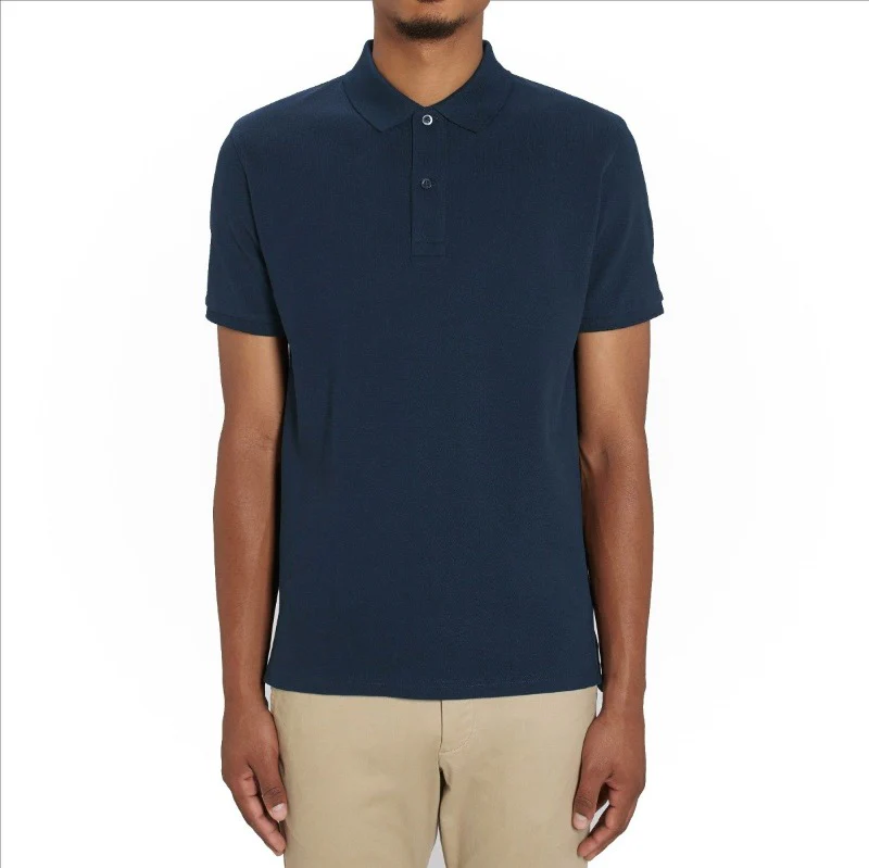 Men's Half Sleeve Solid Organic Cotton Polo T-Shirt - Image 18