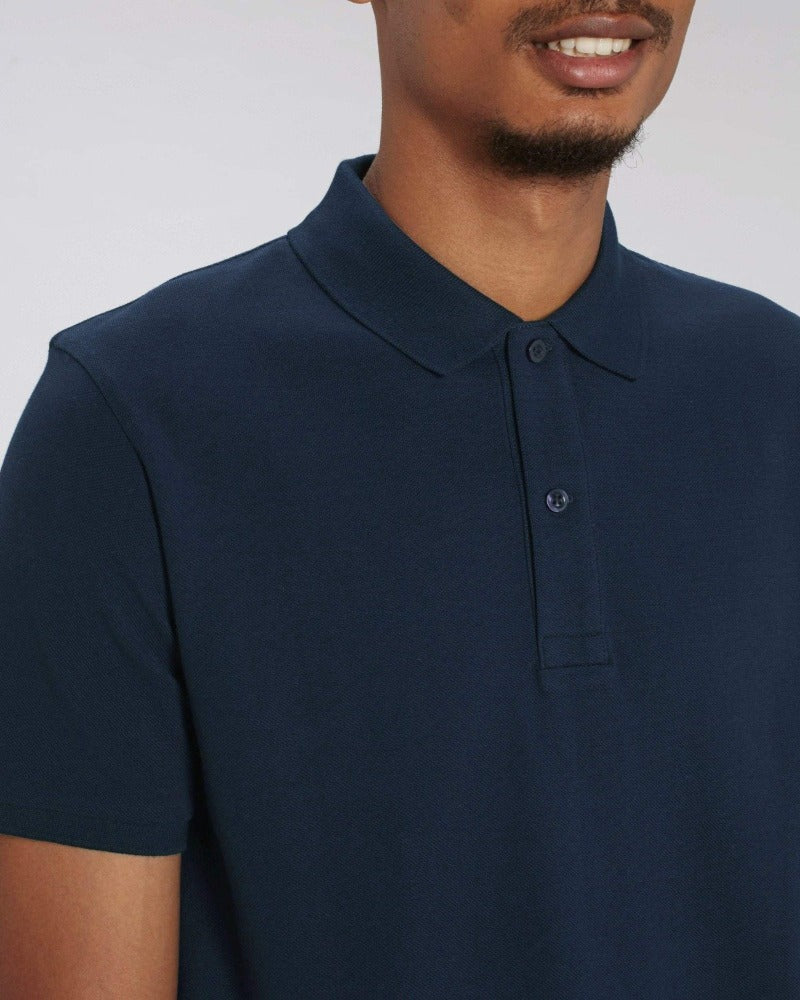 Men's Half Sleeve Solid Organic Cotton Polo T-Shirt - Image 20