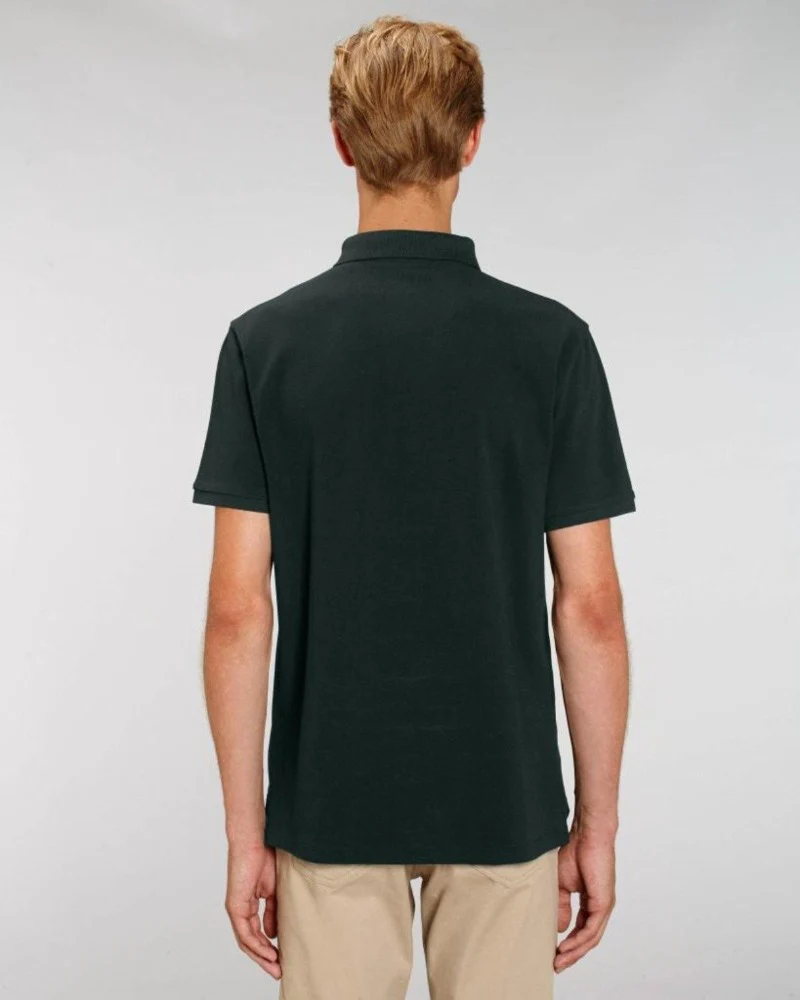 Men's Half Sleeve Solid Organic Cotton Polo T-Shirt - Image 9