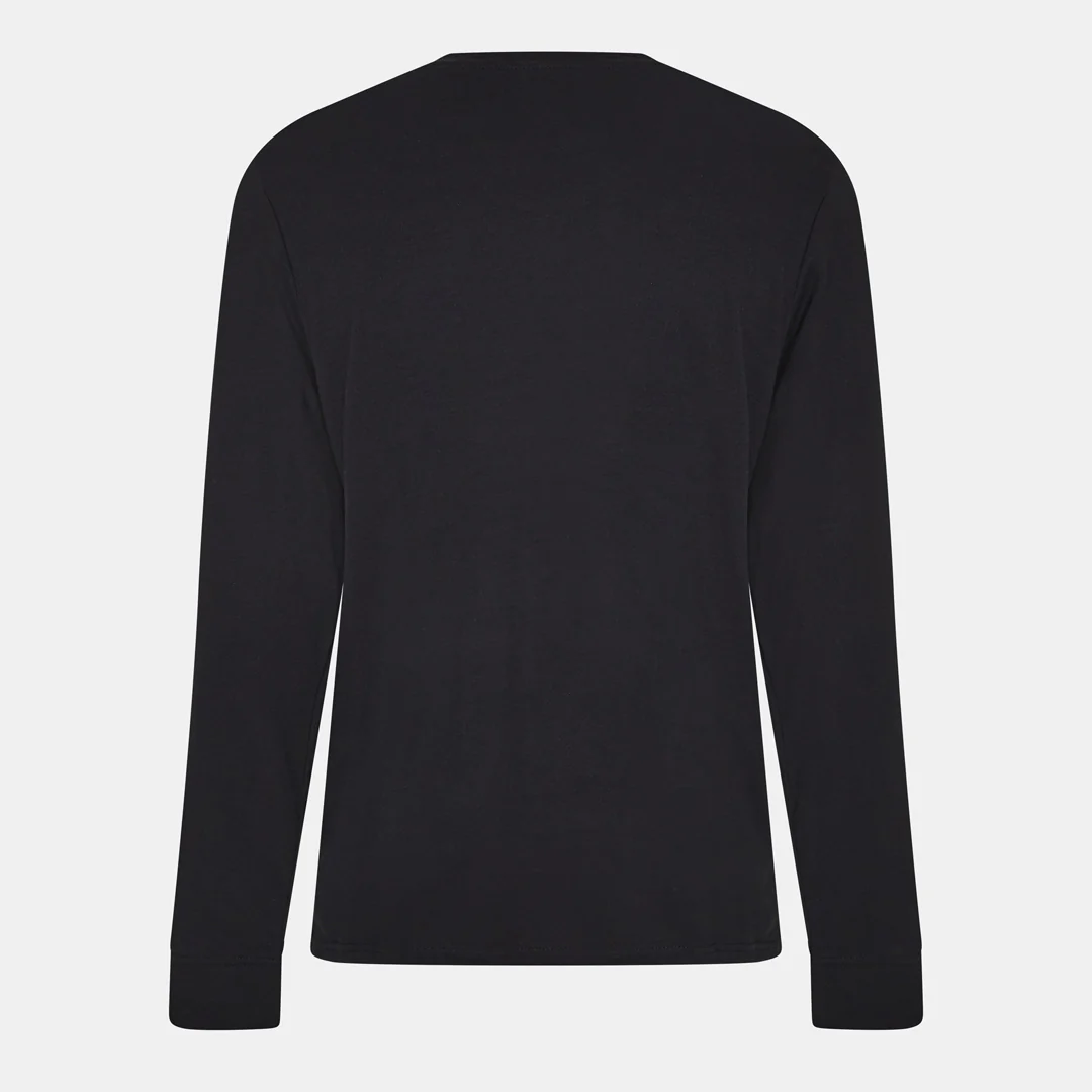 Mens Long Sleeve Cotton Crew Neck T-Shirt - Image 21