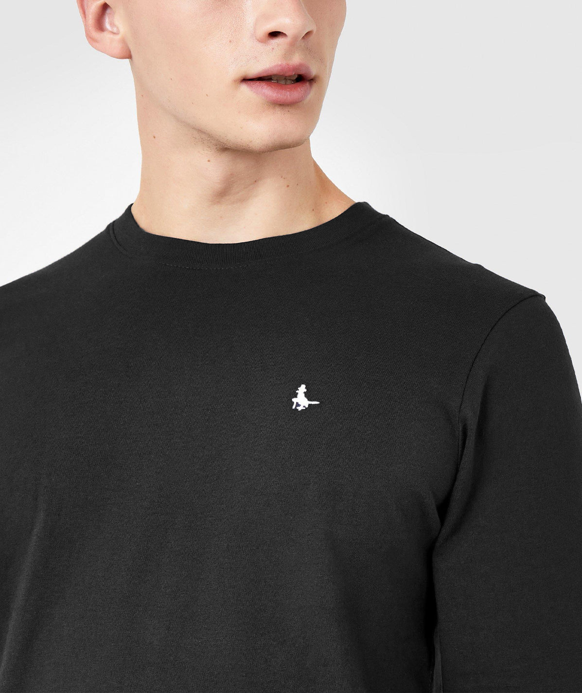 Mens Long Sleeve Cotton Crew Neck T-Shirt - Image 7