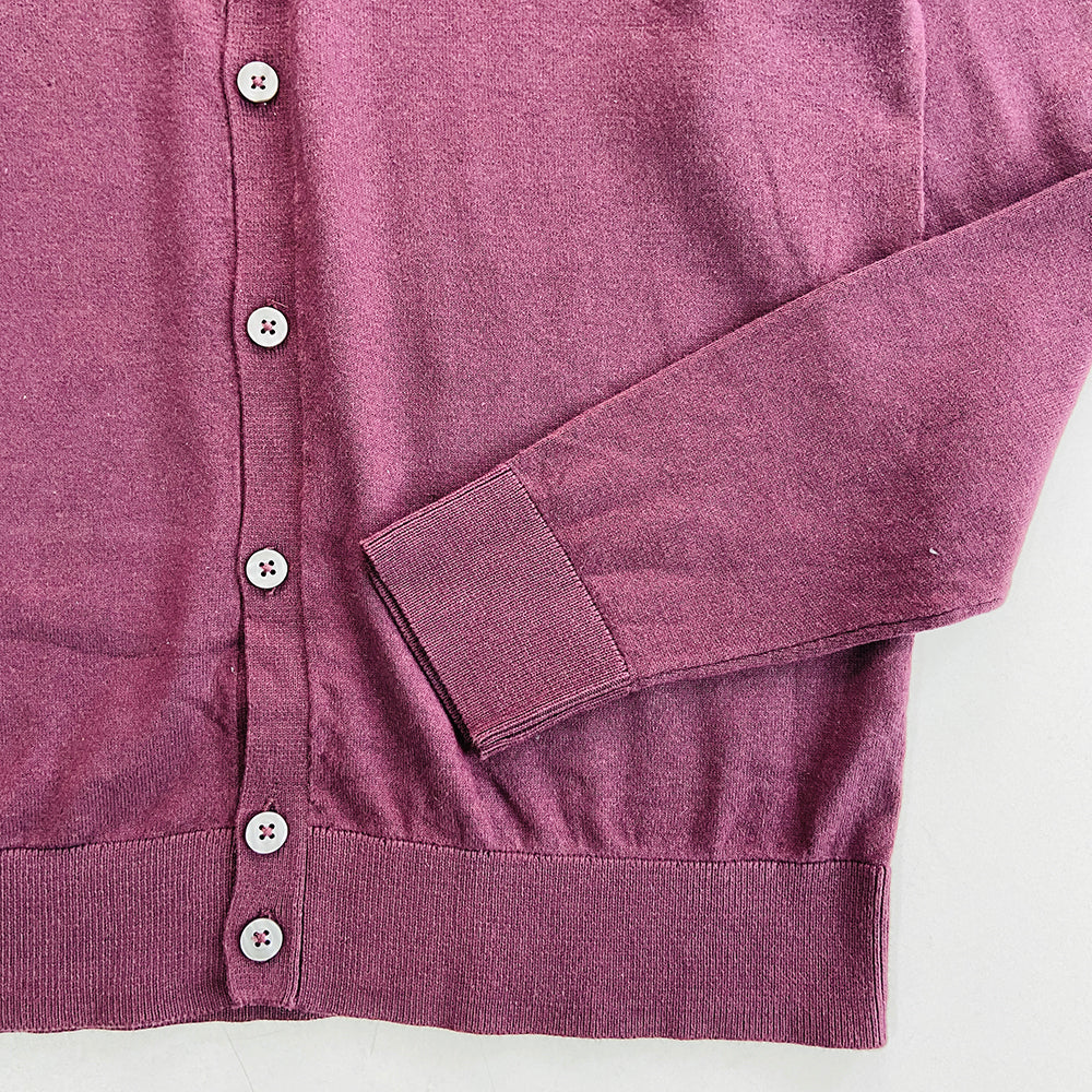 Mens Long Sleeve High Neck Cardigan Sweater - Image 16