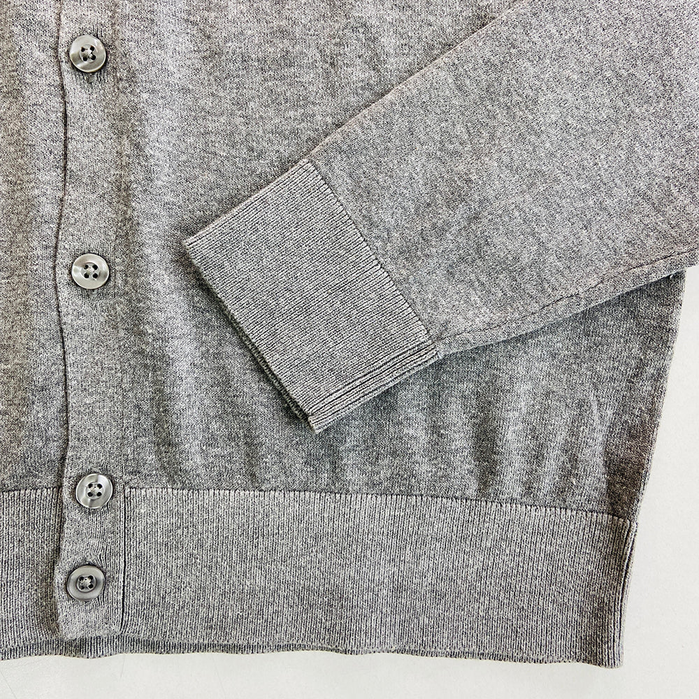 Mens Long Sleeve High Neck Cardigan Sweater - Image 19