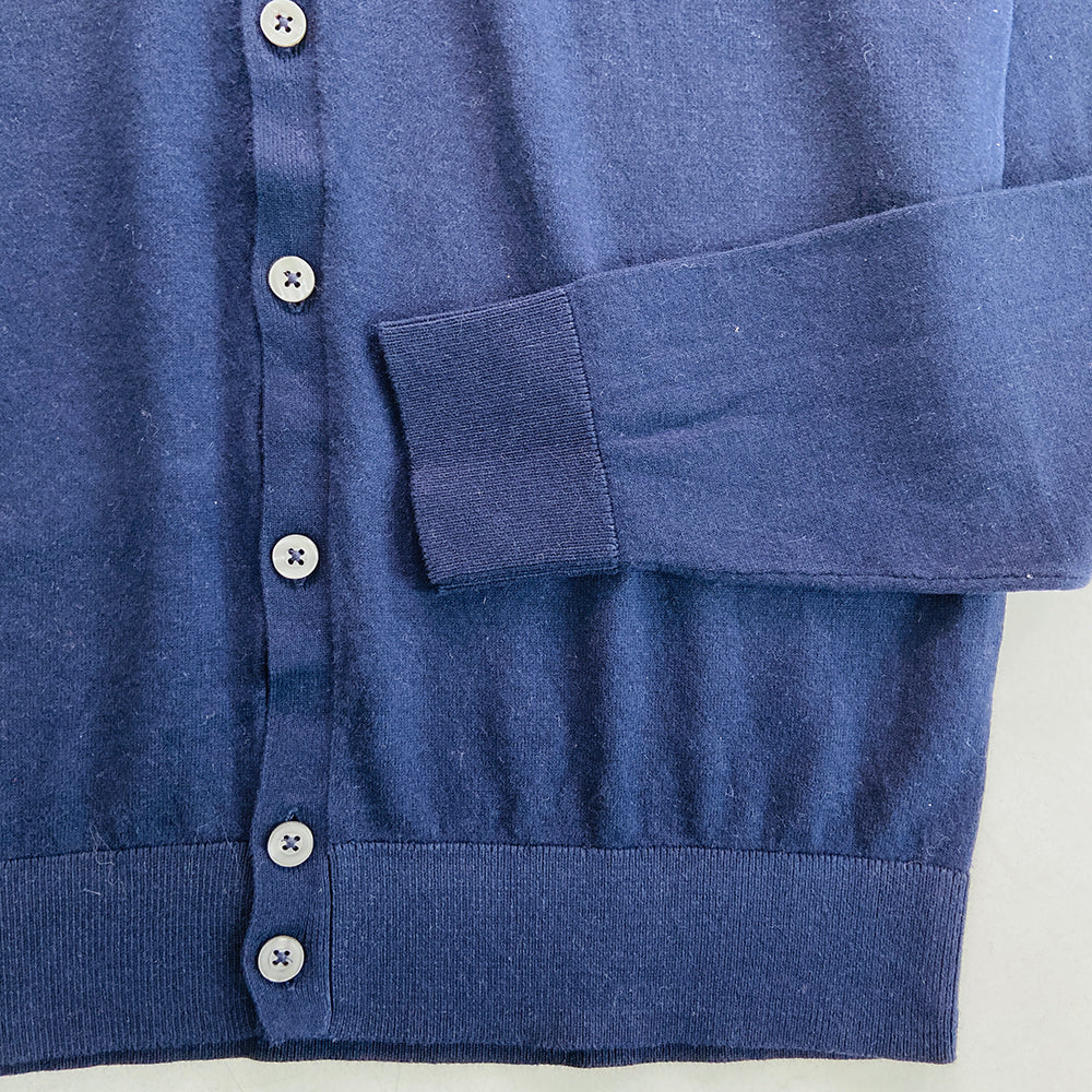 Mens Long Sleeve High Neck Cardigan Sweater - Image 24