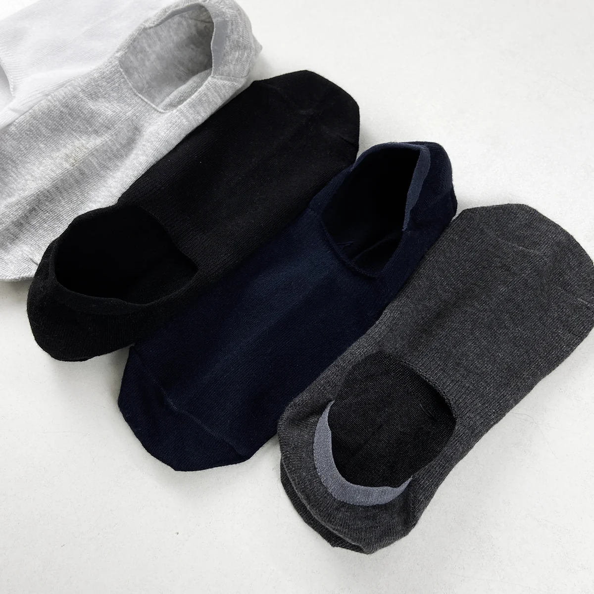 Mens Low-Cut Invisible No-Show Socks - Image 10