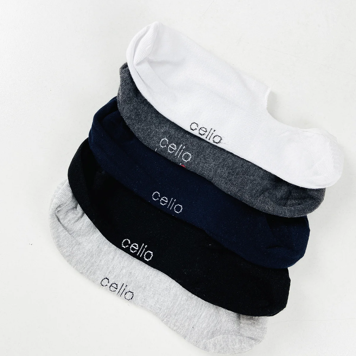 Mens Low-Cut Invisible No-Show Socks - Image 14
