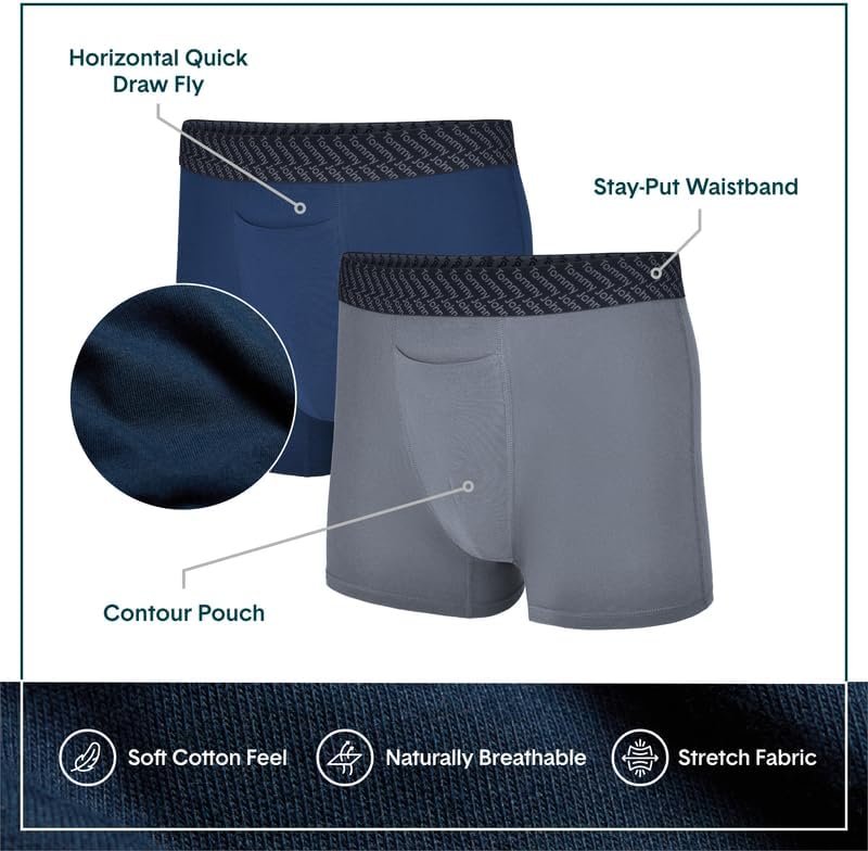 Mens Premium Mid Length Cotton Stretch Boxer - Image 11