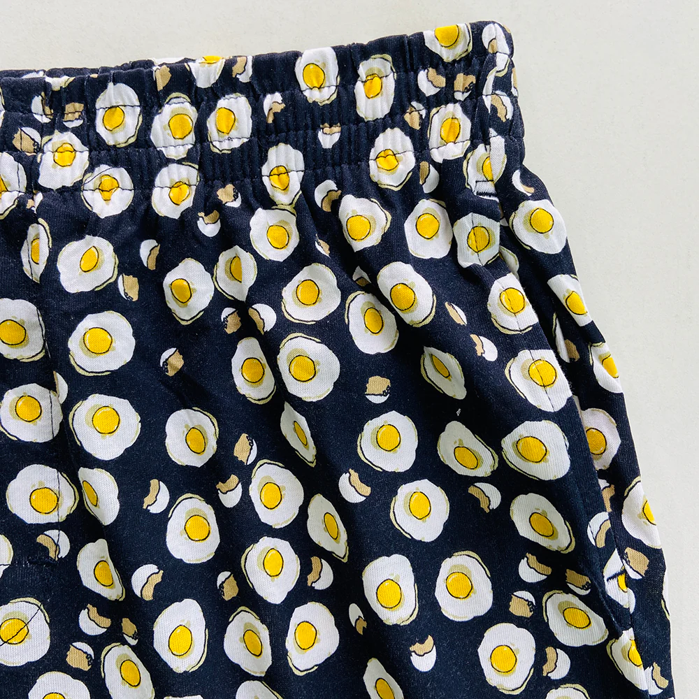 Men's Printed Side Pocket Cotton Pajama Shorts - Image 25