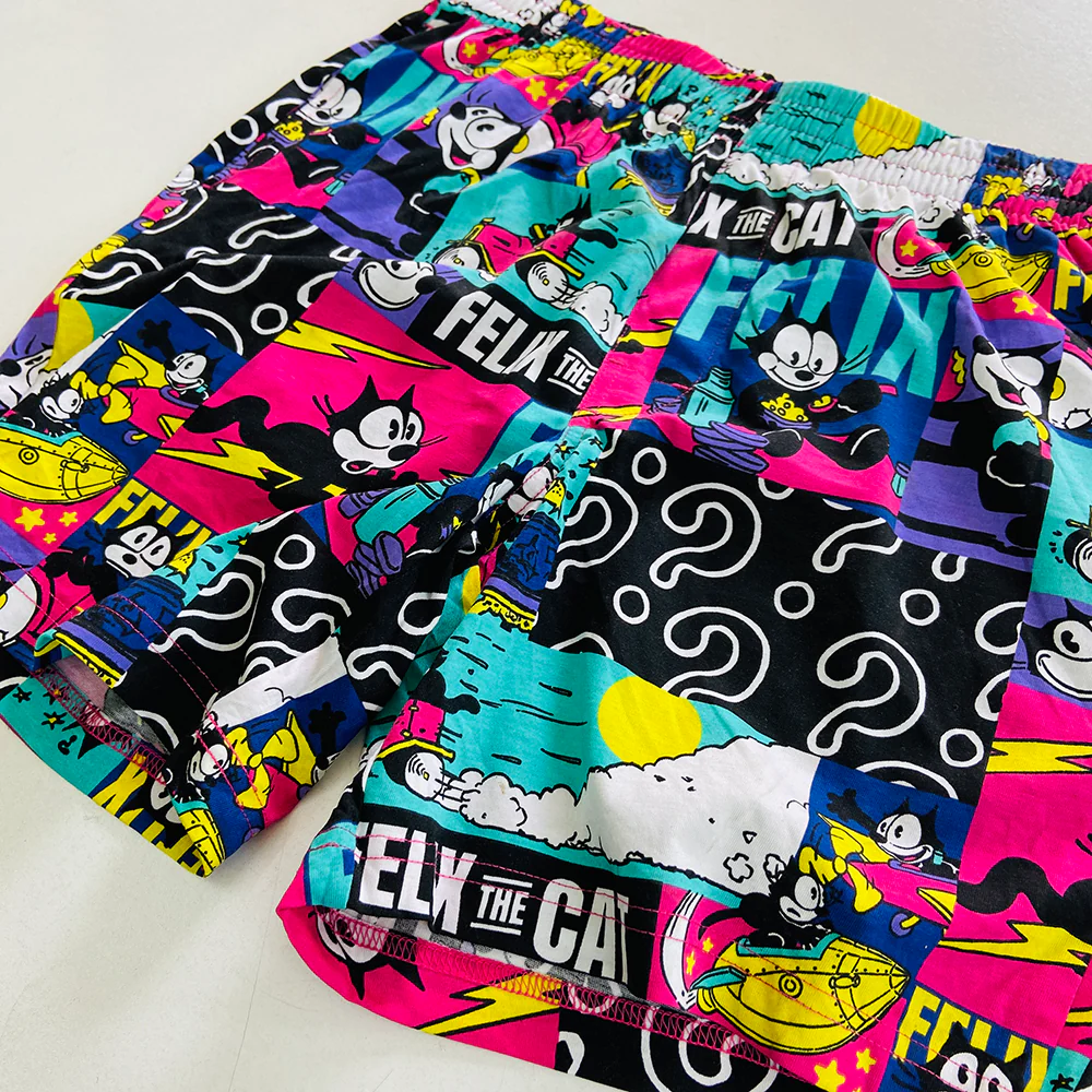 Men's Printed Side Pocket Cotton Pajama Shorts - Image 4