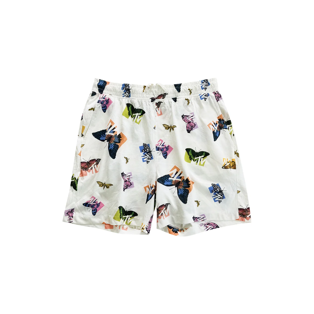 Men's Printed Side Pocket Cotton Pajama Shorts - Image 40