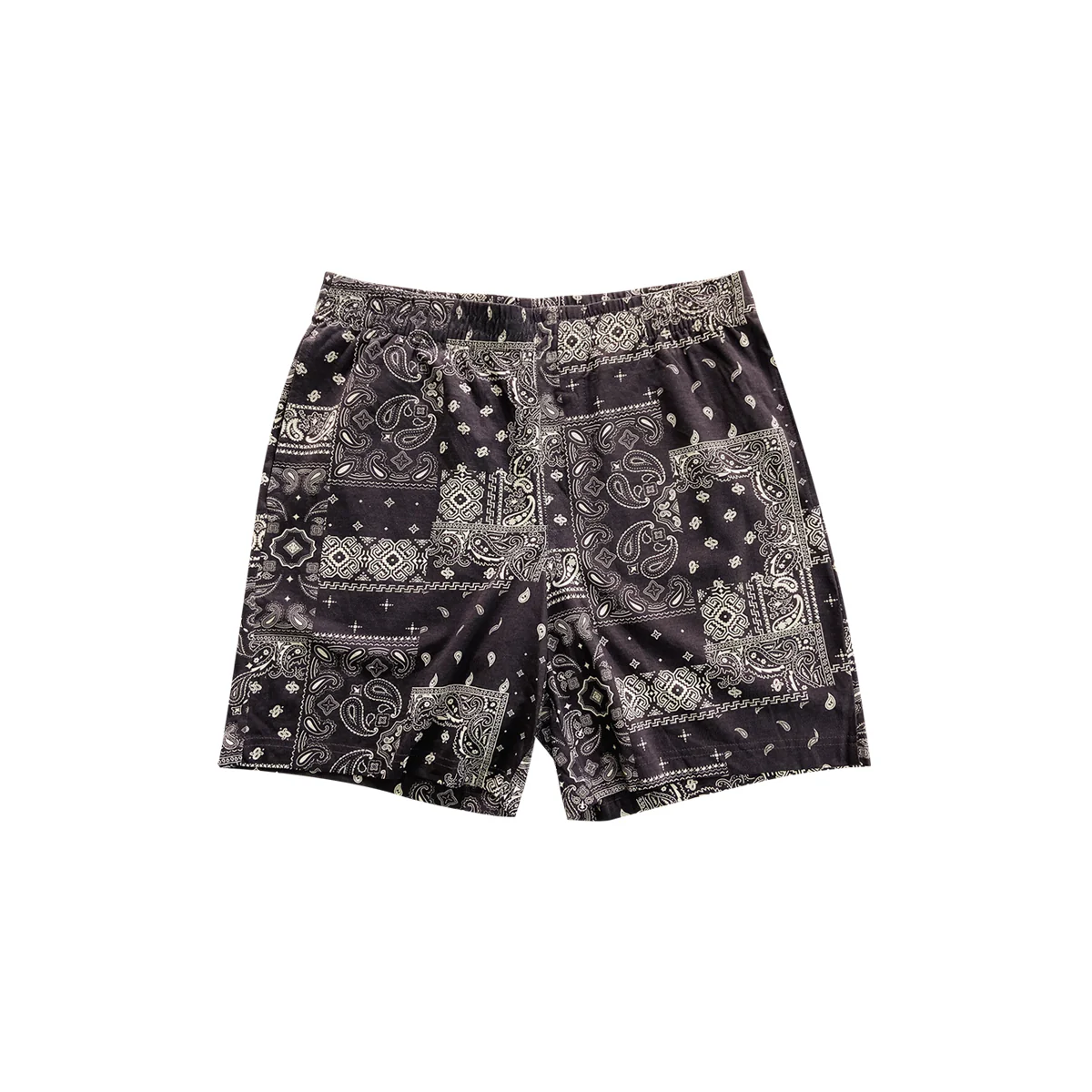 Men's Printed Side Pocket Cotton Pajama Shorts - Image 42