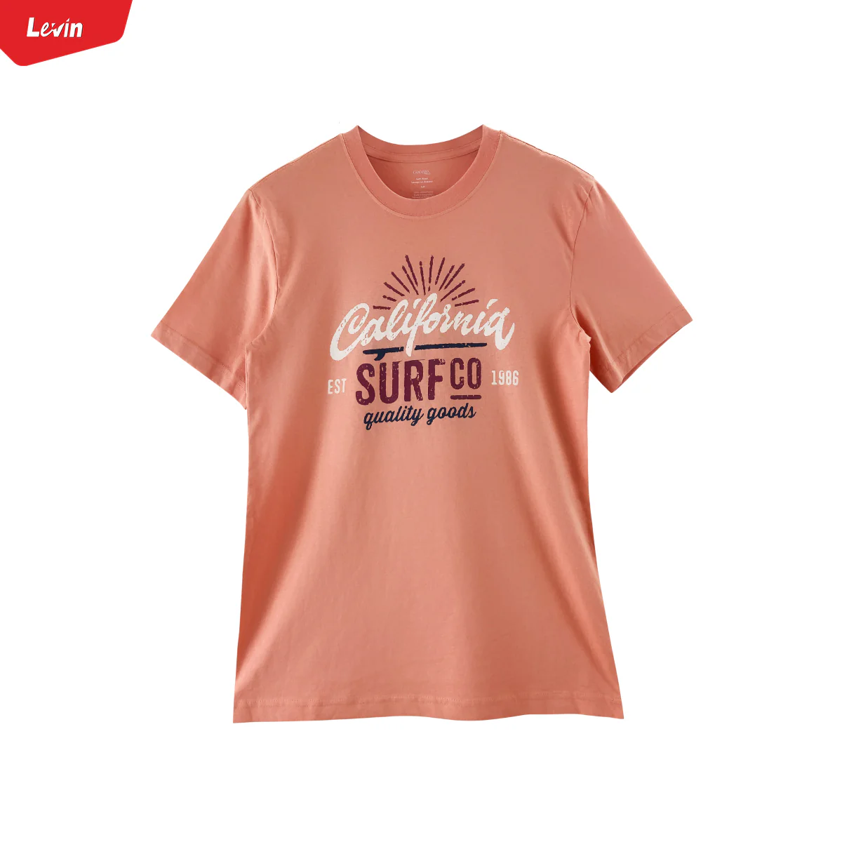Mens Short Sleeve Crew Neck Graphic Print T-Shirt - Image 6