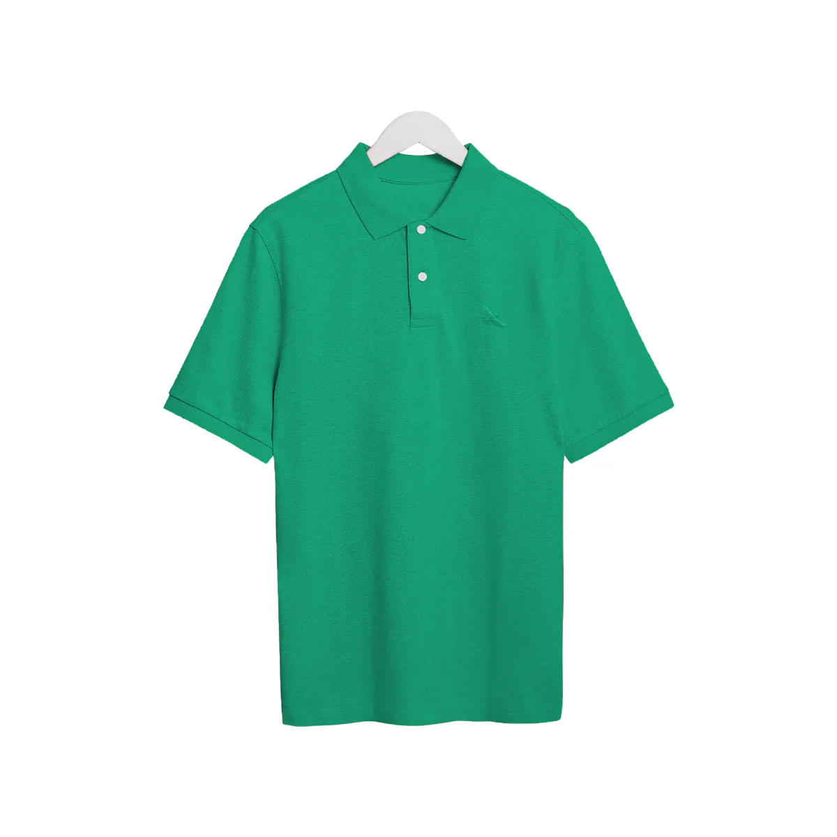 Mens Short Sleeve Regular & Relaxed Fit Pique Polo Cotton T-Shirt - Image 17
