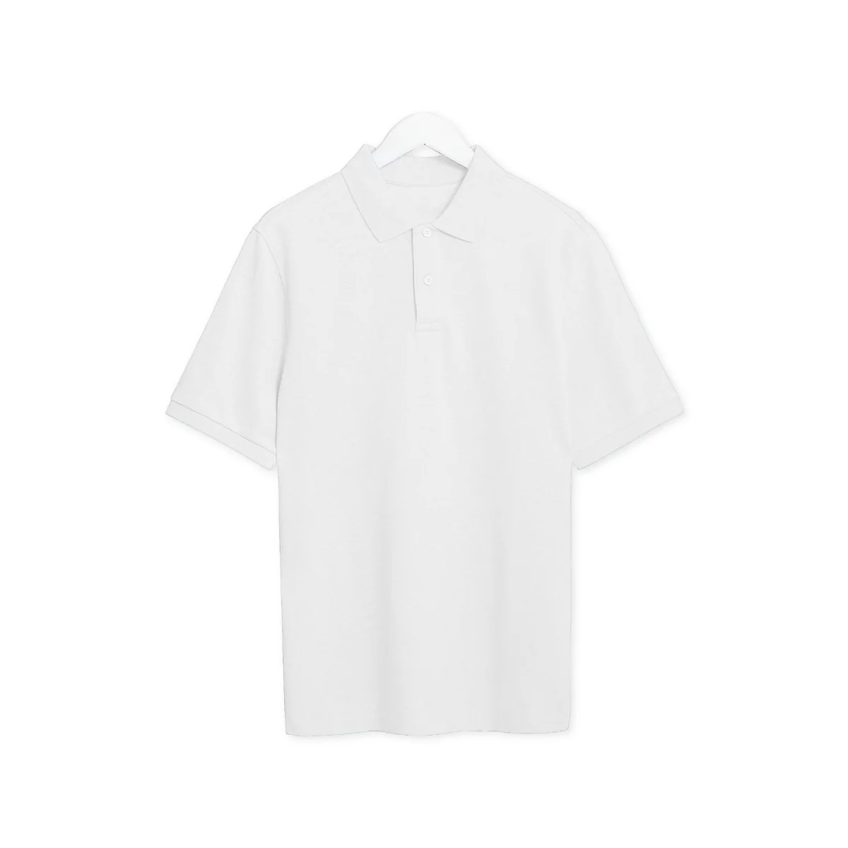 Mens Short Sleeve Regular & Relaxed Fit Pique Polo Cotton T-Shirt - Image 18