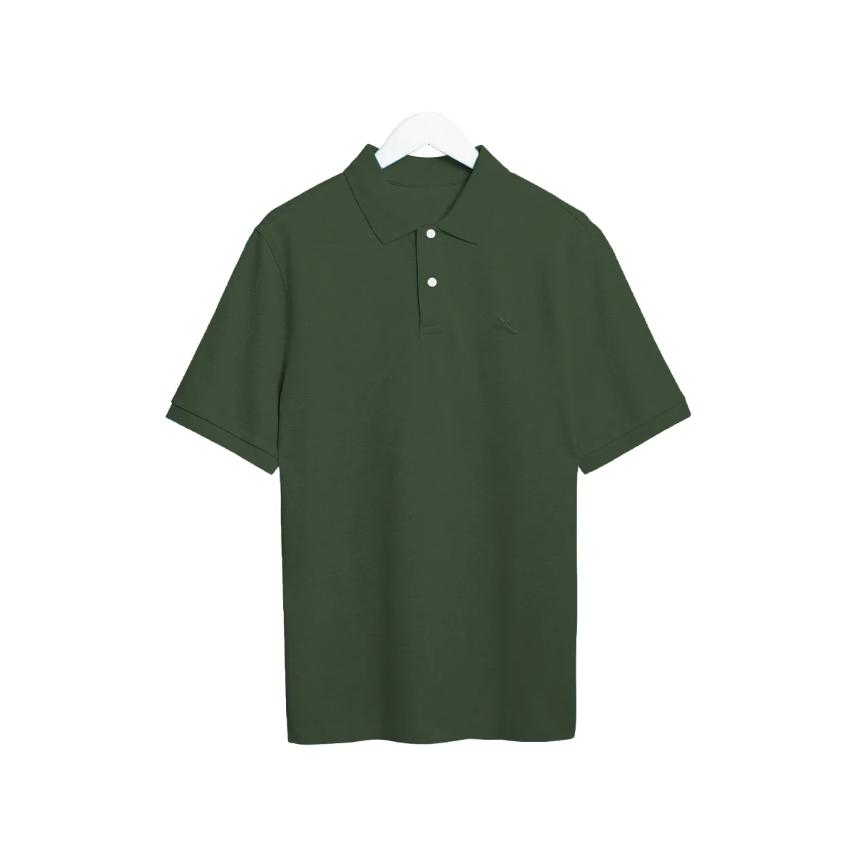 Mens Short Sleeve Regular & Relaxed Fit Pique Polo Cotton T-Shirt - Image 19