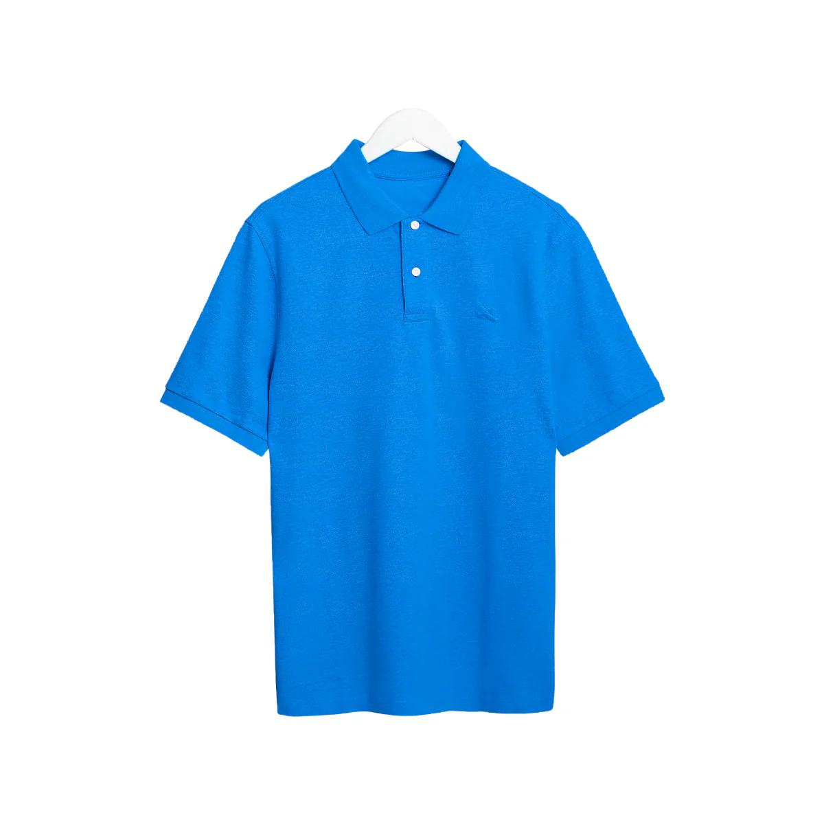 Mens Short Sleeve Regular & Relaxed Fit Pique Polo Cotton T-Shirt - Image 22