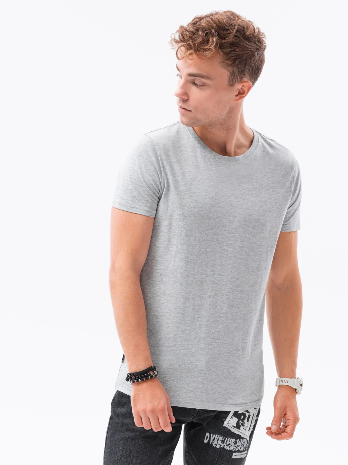 Men's Short Sleeve Round Neck Cotton T-Shirt - Image 4